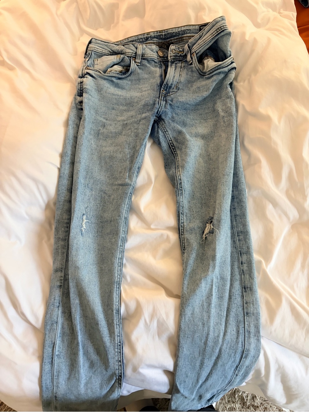 Buffalo distressed jeans. Barely worn